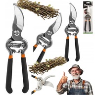 SEKATOR RĘCZNY OGRODOWY DO GAŁEZI KRZEWÓW KWIATÓW PĘDÓW NOŻYCE MOCNA STAL