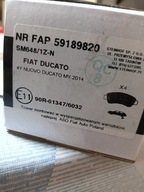 59189820 klocki hamulcowe steinhof ducato