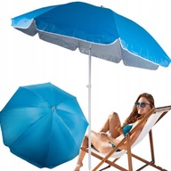 PARASOL PLAŻOWY OGRODOWY BALKONOWY DUŻY XXL Z FILTREM UV 210 cm SKŁADANY