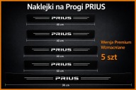 5 SZT - Naklejki ochronne na progi drzwi Bagażnik Toyota PRIUS PREMIUM