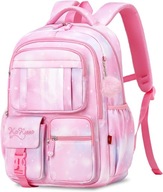 Tornister plecak szkolny Tanou dla dziewcząt, różowy, wodoodporny