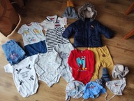 Zestaw ubranek r 68/74 + gratisy