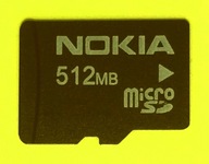 microSD 512 MB >> N O K I A >> Made in TAIWAN
