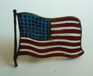 USA Stany Zjednoczone Ameryki FLAGA 48 stanów (do 1959 r.) ZIEMSKI WARSZAWA