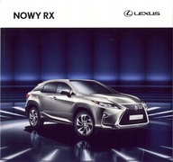 Lexus RX prospekt 08 2015 model 2016 polski