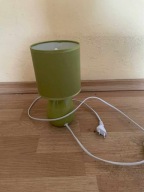Lampa lampka stołowa nocna zielona | vintage, retro