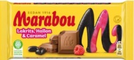 MARABOU czekolada LAKRIST,HALLON,CARAMEL lakrist,malin,karmel 160g Szwedzka