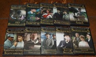 Wielcy detektywi Sherlock Holmes, 10 DVD 1-6, 8,9,10,15 stan bdb