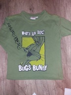 Bluzka khaki królik Bugs Cool Club 98 stan bdb