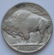 USA 5 centów 1920 - Indianin - Bizon