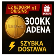 Lineage 2 L2 Reborn Origins x1 | 300KK Adena 300 Milionów | Szybko + Bonus