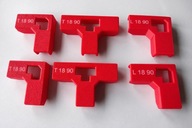 Zestaw Uchwytów Stolarskich Trzecia Ręka 18mm+Szablon do Korpusów Meblowych