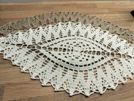 Obrus serwetka bieżnik szydełkowy rękodzieło szykowne cacko 55/29