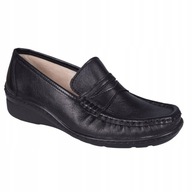 PÓŁBUTY DAMSKIE STELLA 1532 BUTY WSUWANE WYGODNE SKÓRZANE R. 41