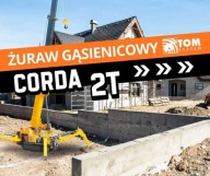 CORDA - Dzwig żuraw gąsienicowy 8T - 18m NOWY Hybryda z UDT TOMSystem
