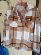 Kurtka koszulowa oversize shein