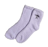 Grube dziewczęce skarpetki pluszowe 36–39