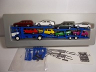 1:87 herpa - mercedes laweta + 6 x volkswagen passat golf 2 x audi coupe