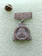 Oryg Odznaka - ZASŁUŻONY DLA LEŚNICTWA I PRZEMYSŁU DRZEWNEGO