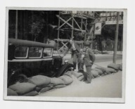 Toruń remont Budowa Auto ok.1930r. Fotografia mała x422