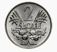 2 złote 1970 "Jagody" Piękna!!!.