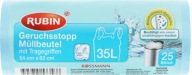Rubin Worki na śmieci z uchwytem 35 l 25 szt.