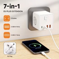 Listwa Zasilająca Rozgałęźnik 7w1