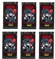 Zestaw 6 sztuk saszetek Stranger Things - 36 kart PANINI