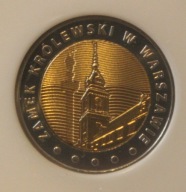 5 ZŁ ZŁOTYCH 2014 ZAMEK KRÓLEWSKI w WARSZAWIE - GRADING PCG MS69, RZADKOŚĆ
