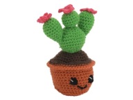 Crelando DIY Zestaw do samodzielnego wykonania na szydełku figurki Kaktus