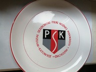 Polski Komitet Sędziowski piłka nożna Katowice Chorzów talerz stalowy PRL