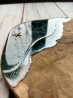 Morska taca podkładka z drewna mango