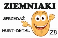 BANER PLANDEKA SPRZEDAŻ ZIEMNIAKÓW ZIEMNIAKI 120X80 Z8