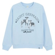 Cool Club, Bluzka dziewczęca z długim rękawem BŁĘKITNY 152 cm