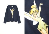 MANGO granatowa bluza Disney Dzwoneczek