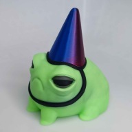 Figurka żaba czarodziej fluorescencyjna druk 3d świecąca w ciemności