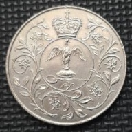 WIELKA BRYTANIA [1795]*25 New Pence 1977 Elizabeth II Silver Jubilee