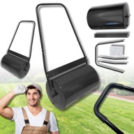 WALEC OGRODOWY DO TRAWY TRAWNIKA UBIJAK ZIEMI 42 CM 60 KG CIĘŻKI CZARNY