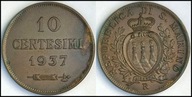 MNB - SAN MARINO 10 Centesimi 1937 # st 1-
