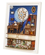 Model Obrazu 3D w Ramce LED ASTRONOMERS ATTIC Puzzle 3D DIY