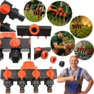 RODZIELACZ OGRODOWY Z ZAWORAMI NA KRAN DO WĘŻA OGRODOWEGO 3/4 PREMIUM