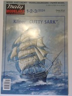Kliper herbaciany "Cutty Sark" 1:150 Mały Modelarz nr 1-2-3/2024