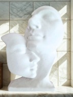 Płaskorzeźba pary - subtelny dodatek do Twojego wnętrza ręcznie robiona