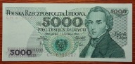 PRL 5000 zł 1982 CH 6128287 Stan unc