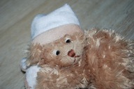 pluszak maskotka mały cudny śpiący miś Bukowski