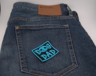 Naszywka Haftowana DOG DAD – 5,5 x 6 cm