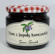Dżem z jagód kamczackich jagodowy domowy, 330 g.