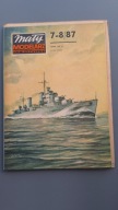 Mały Modelarz 7-8/1987 Krążownik HMS PENELOPE (nierozcięty)