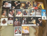 OBRAZKI PAPIEŻE 21 SZT PAPIEŻ JAN PAWEŁ II , BENEDYKT FRANCISZEK PAWEŁ VI