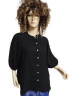 TIFFANY WŁOSKA koszula LNIANA stójka L/XL -44